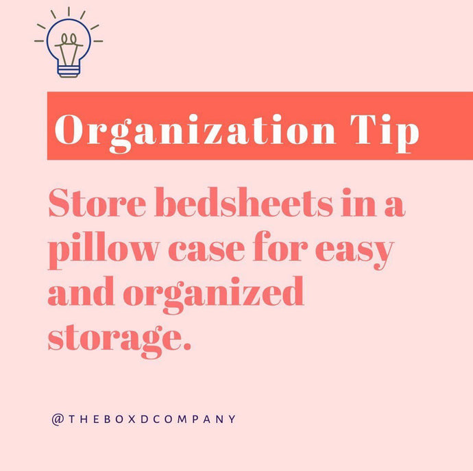 How to store your bedsheets.