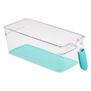 Silicone lined fridge bin