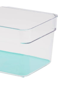 Silicone lined fridge bin