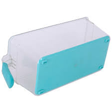 Silicone lined fridge bin