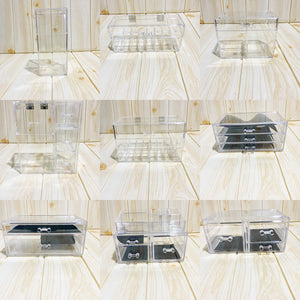 Acrylic makeup organiser.