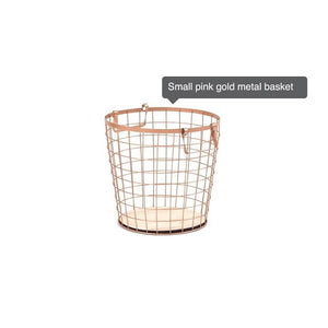 Rose gold baskets