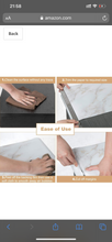 Load image into Gallery viewer, Marble self adhesive contact paper
