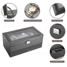 Load image into Gallery viewer, 12 slot watch &amp; Jewelry Box organiser
