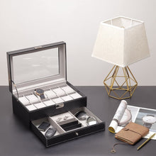 Load image into Gallery viewer, 12 slot watch &amp; Jewelry Box organiser
