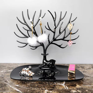 Antler tree jewelry rack