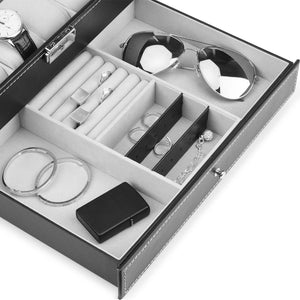 12 slot watch & Jewelry Box organiser