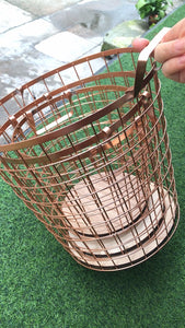 Rose gold baskets