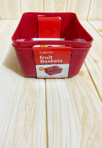 2 piece fruit basket