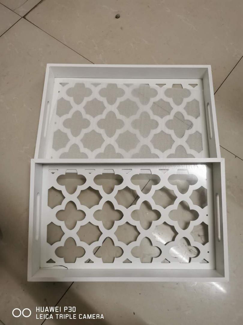 Laser cut tray