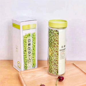 3 piece glass canister set