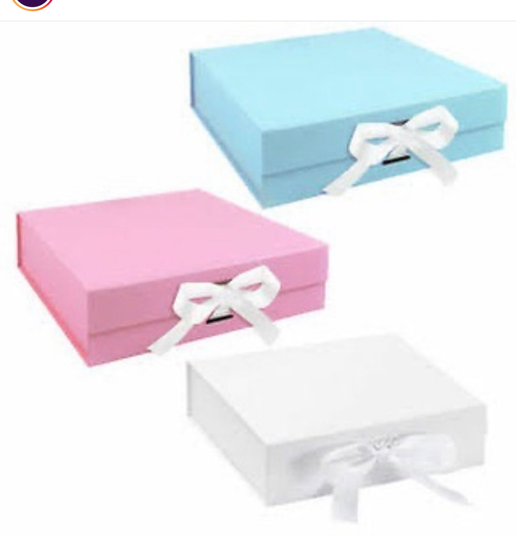 Gift box with ribbon