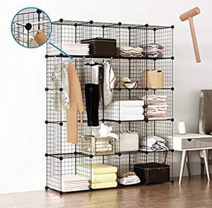 Metal Storage Cube Organizer