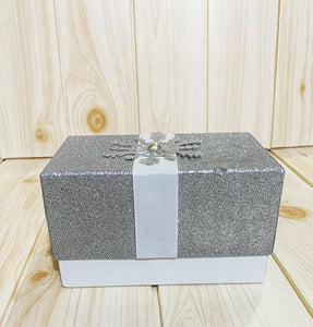 Snowflake glitter box