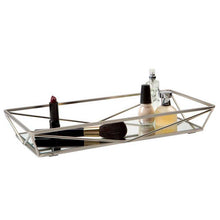 Load image into Gallery viewer, Geometric mirror vanity tray
