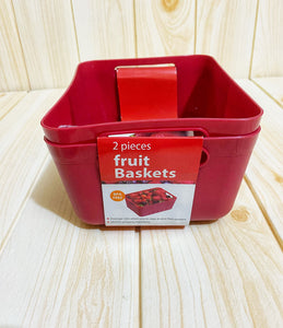 2 piece fruit basket