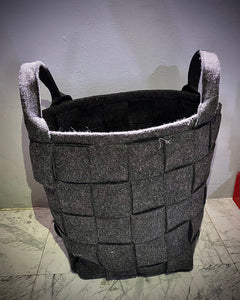 Felt storage basket