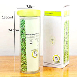 3 piece glass canister set