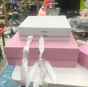 Gift box with ribbon