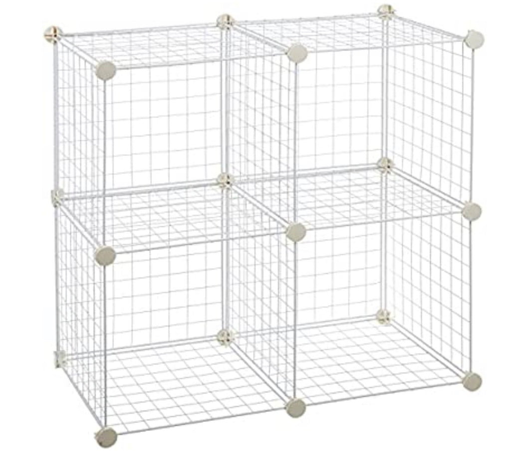 Metal Storage Cube Organizer