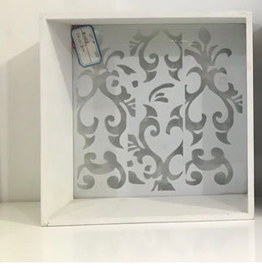 Laser cut wall shadow tray