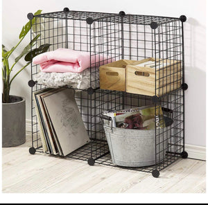 Metal Storage Cube Organizer