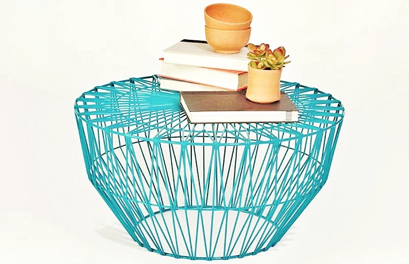 Adeco Accent Starburst Side  Table